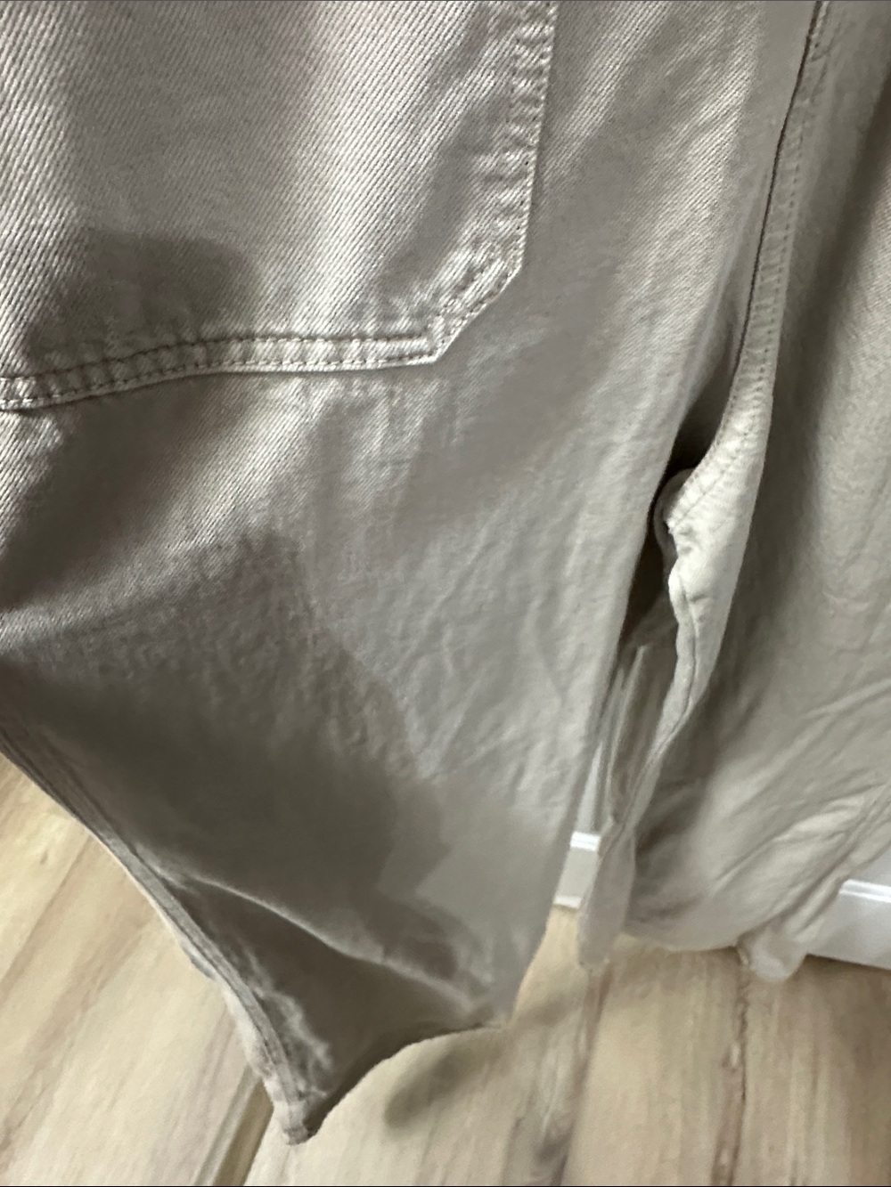 Universal Thread Beige Utility Button-Front Jumpsuit - Picture 3 of 3